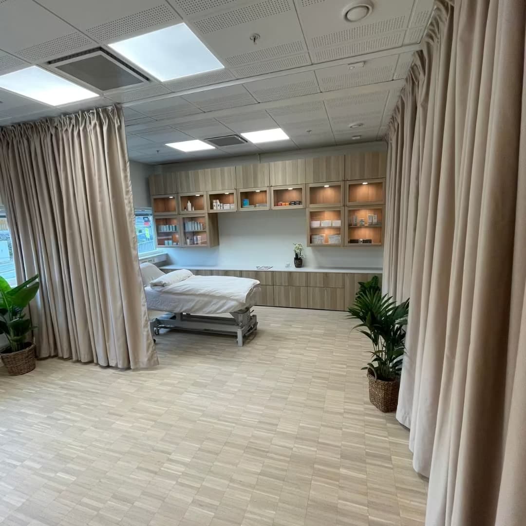 Behandlingsrom hos Clinic Vest i Silurveien 2