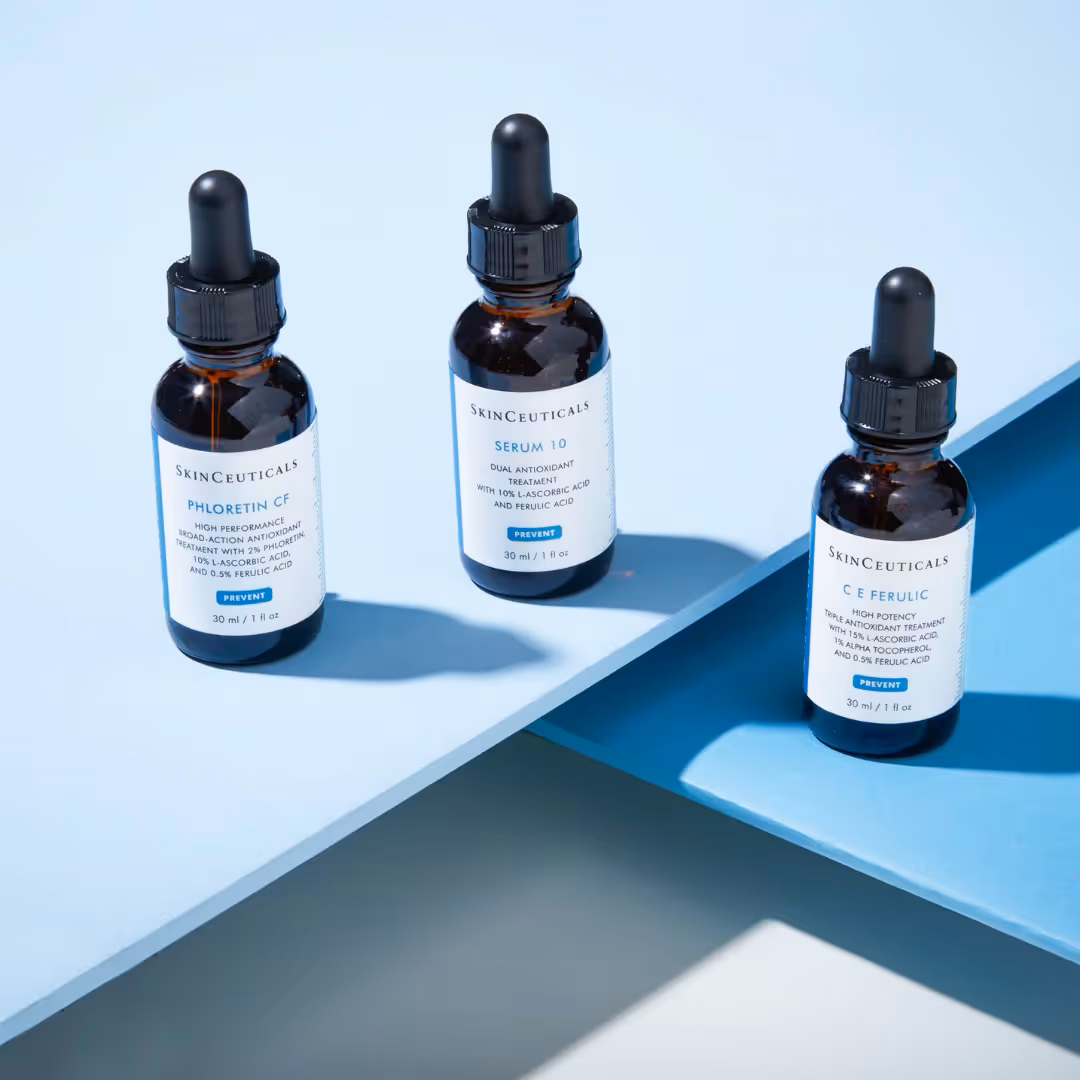 Tre flasker SkinCeuticals-serum