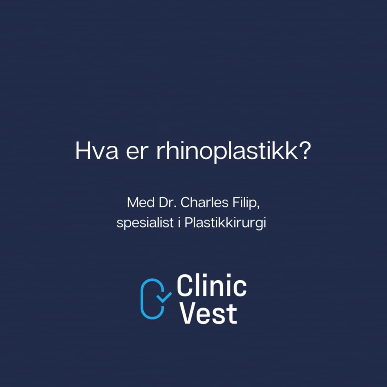 Stillbilde fra videoen «Hva er rhinoplastikk?»