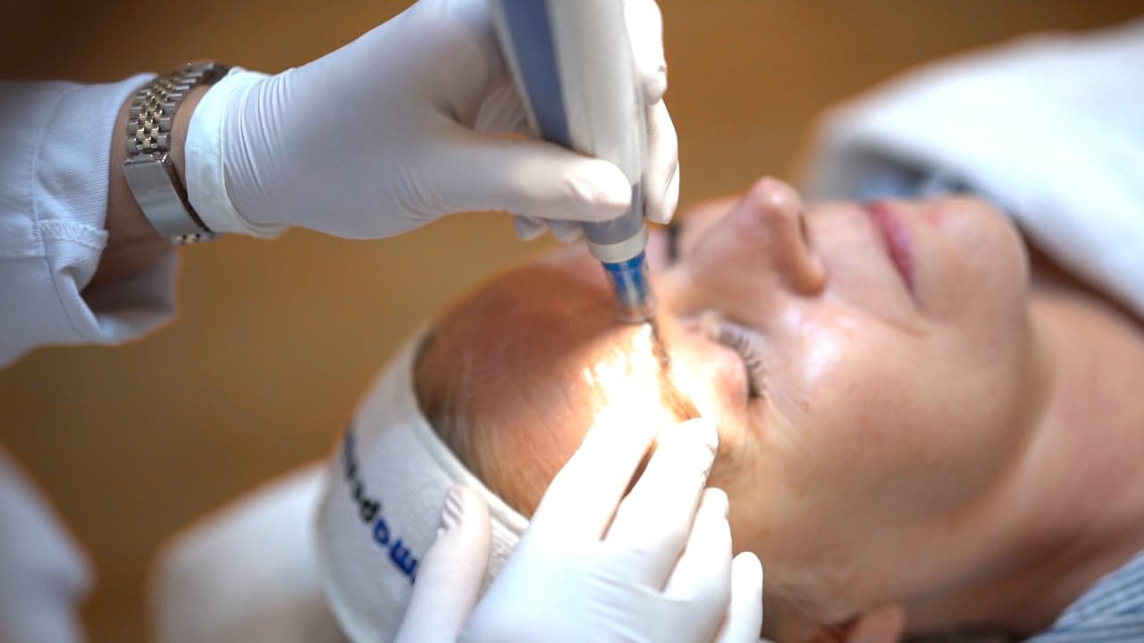 Stillbilde fra videoen «Microneedling og Peeling»